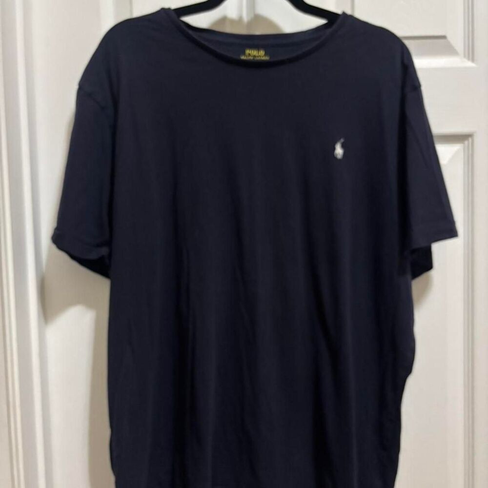 Polo-ralph-lauren Men's Navy and Blue T-shirt